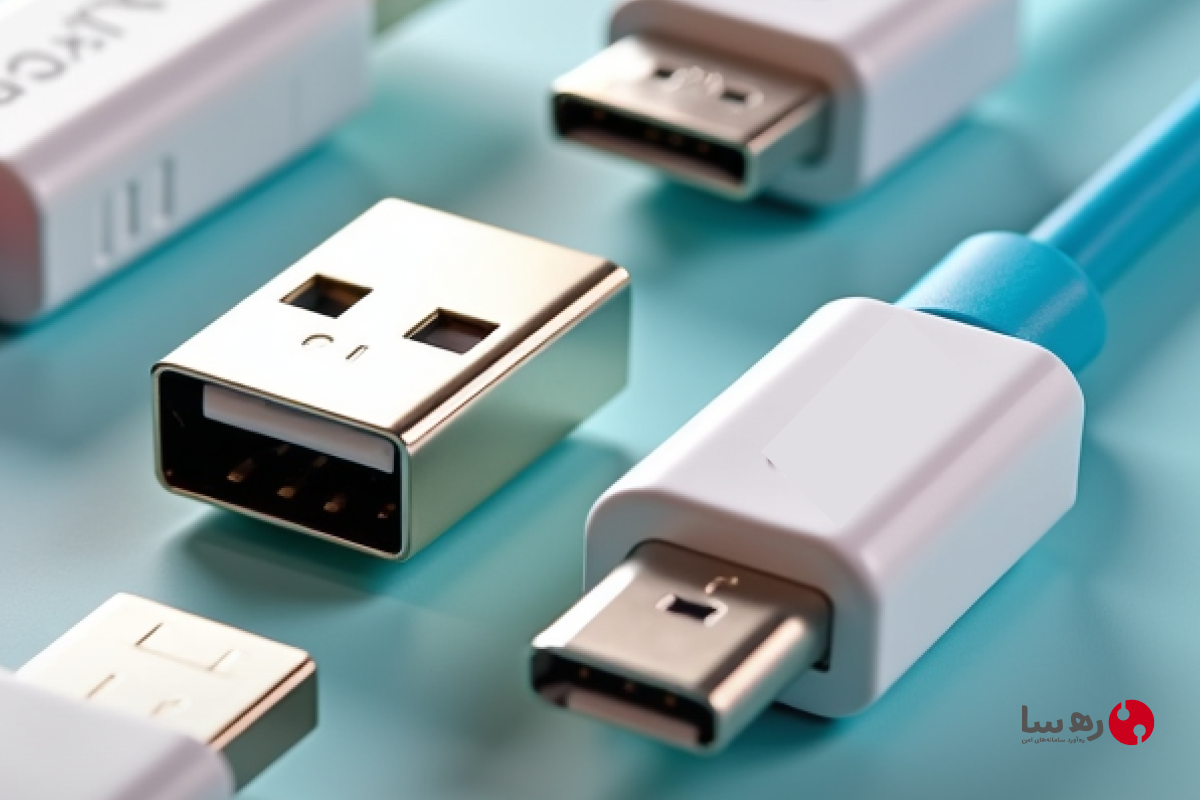 با مشخصات فنی و قابلیتها و اتصال فیزیکی انواع پورت USB