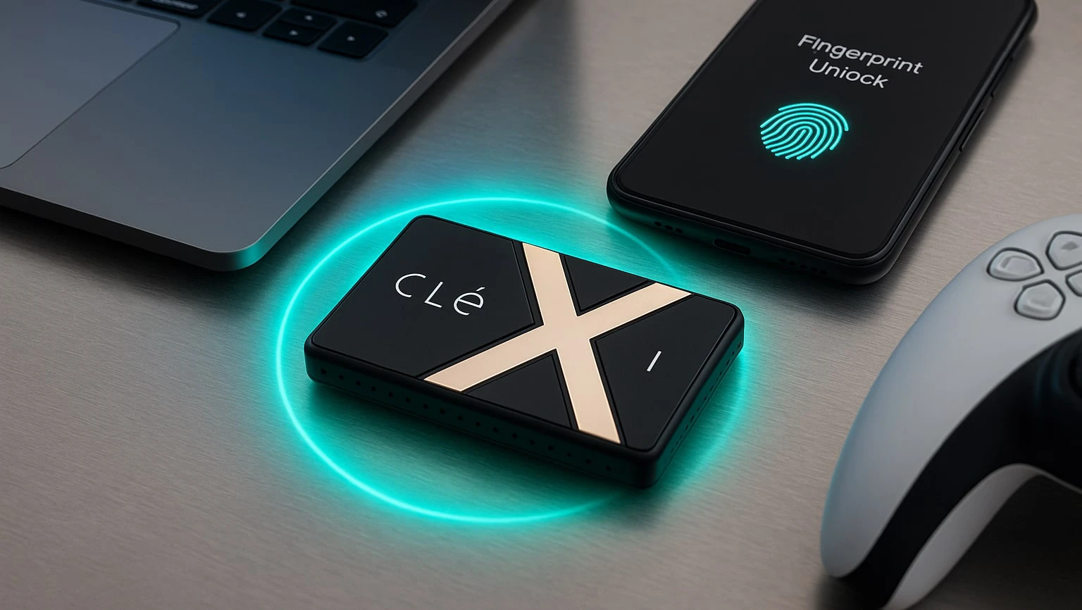 هارد SSD رمزگذاری شده Clexi متصل به لپتاپ و امنیت بینظیر داده