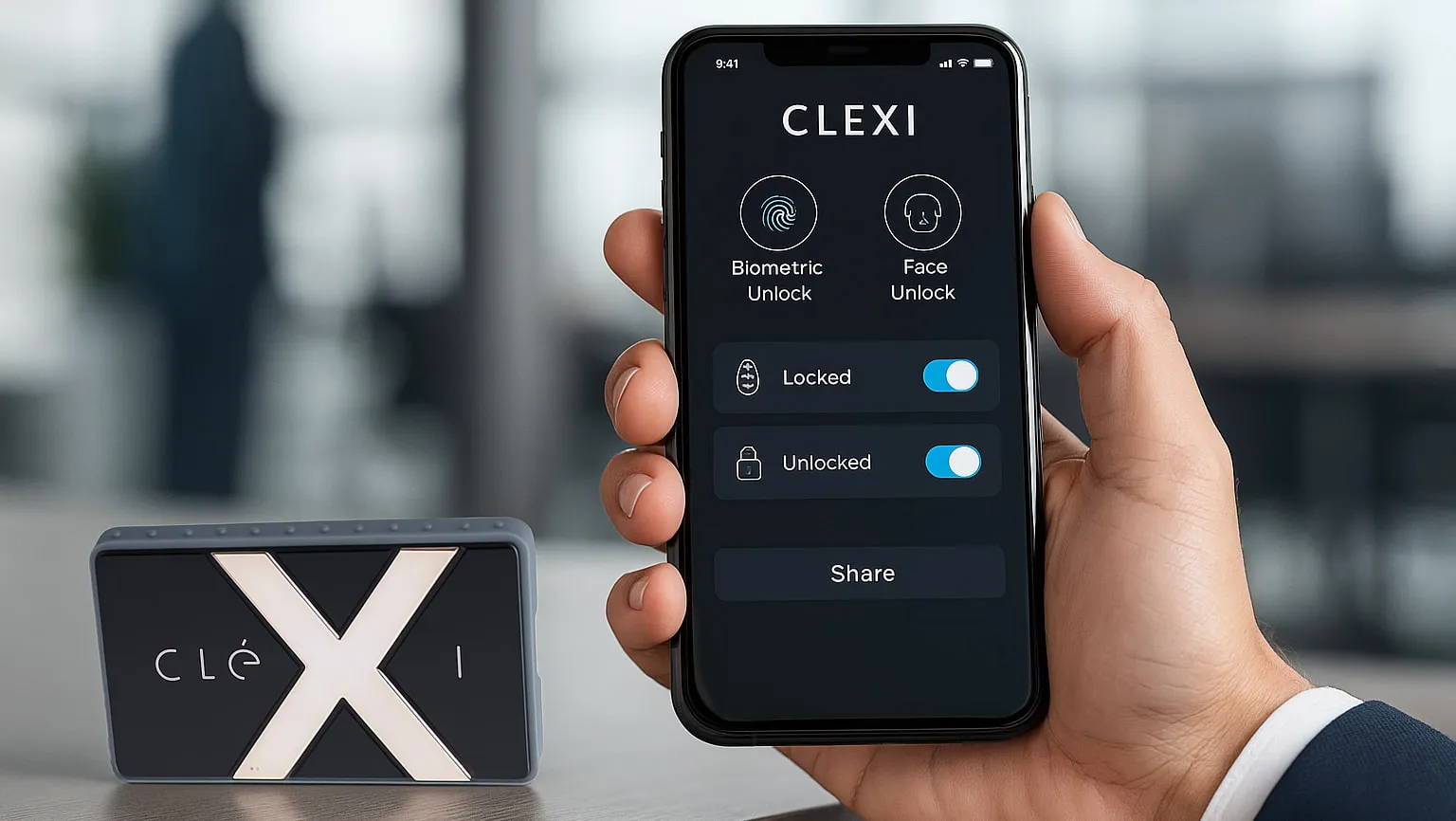 امنیت SSD هارد رمزدار Clexi با قابلیت کنترل موبایلی