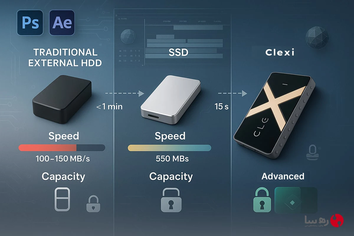 بهترین SSD برای لپتاپ کارهای گرافیکی - مقایسه سرعت و ظرفیت