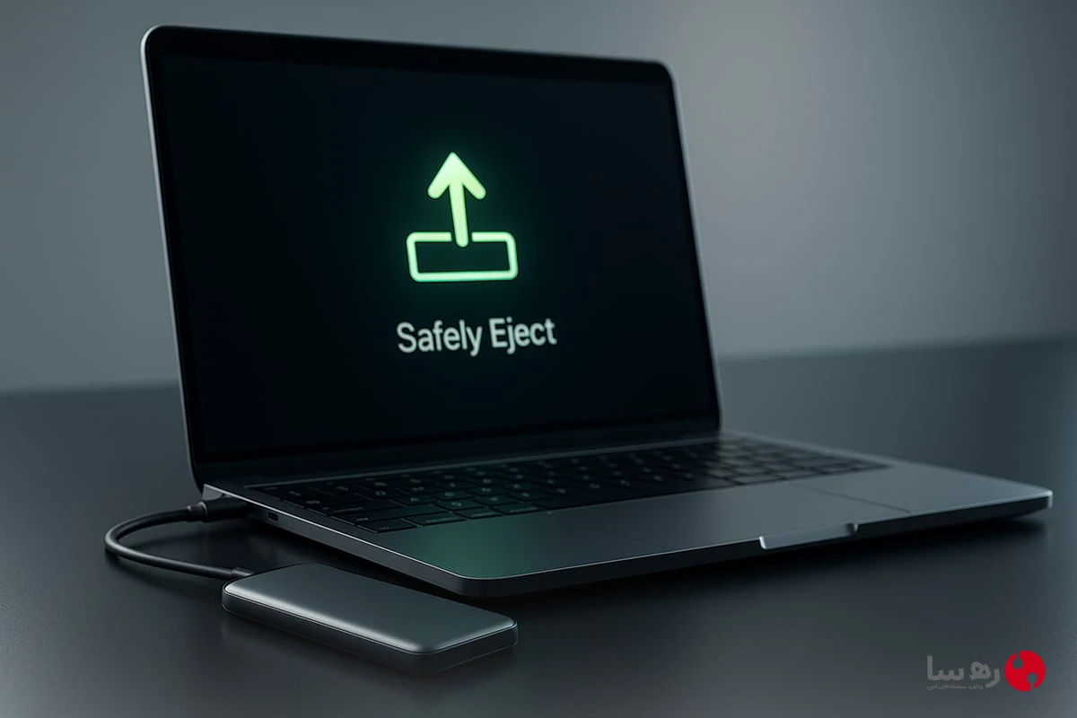 نحوه eject حافظه SSD اکسترنال برای افزایش طول عمر SSD اکسترنال