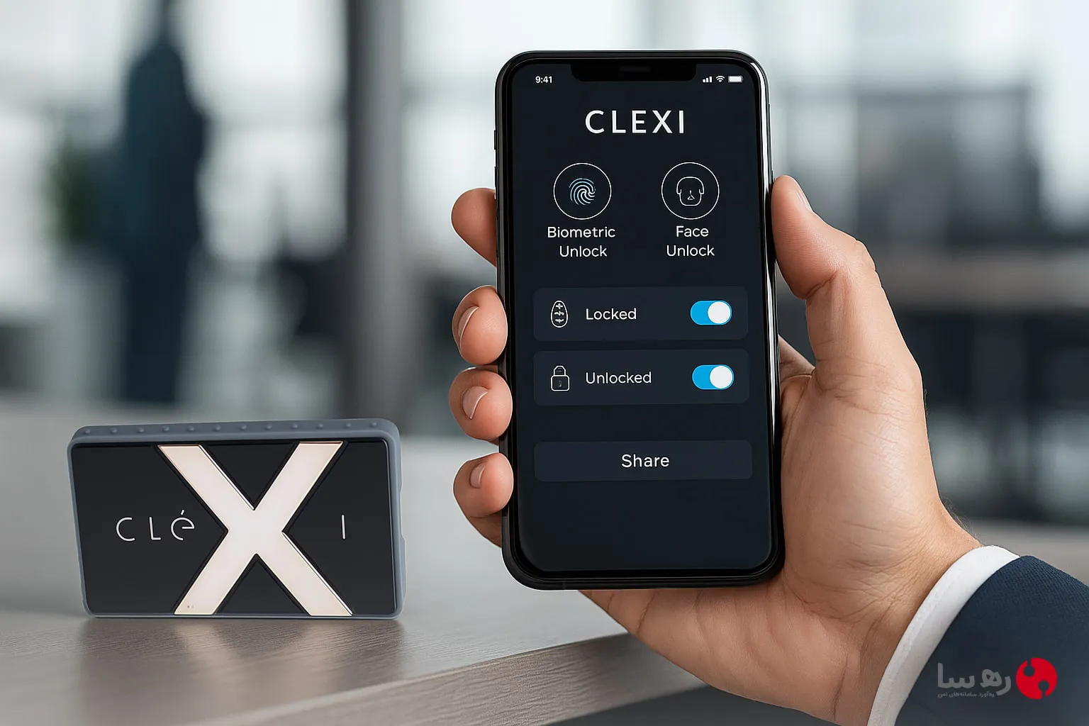 امنیت SSD هارد رمزدار Clexi با قابلیت کنترل موبایلی