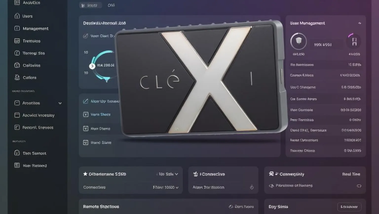نمای کلی سیستم کنترل از راه دور SSD Clexi با اپلیکیشن موبایل
