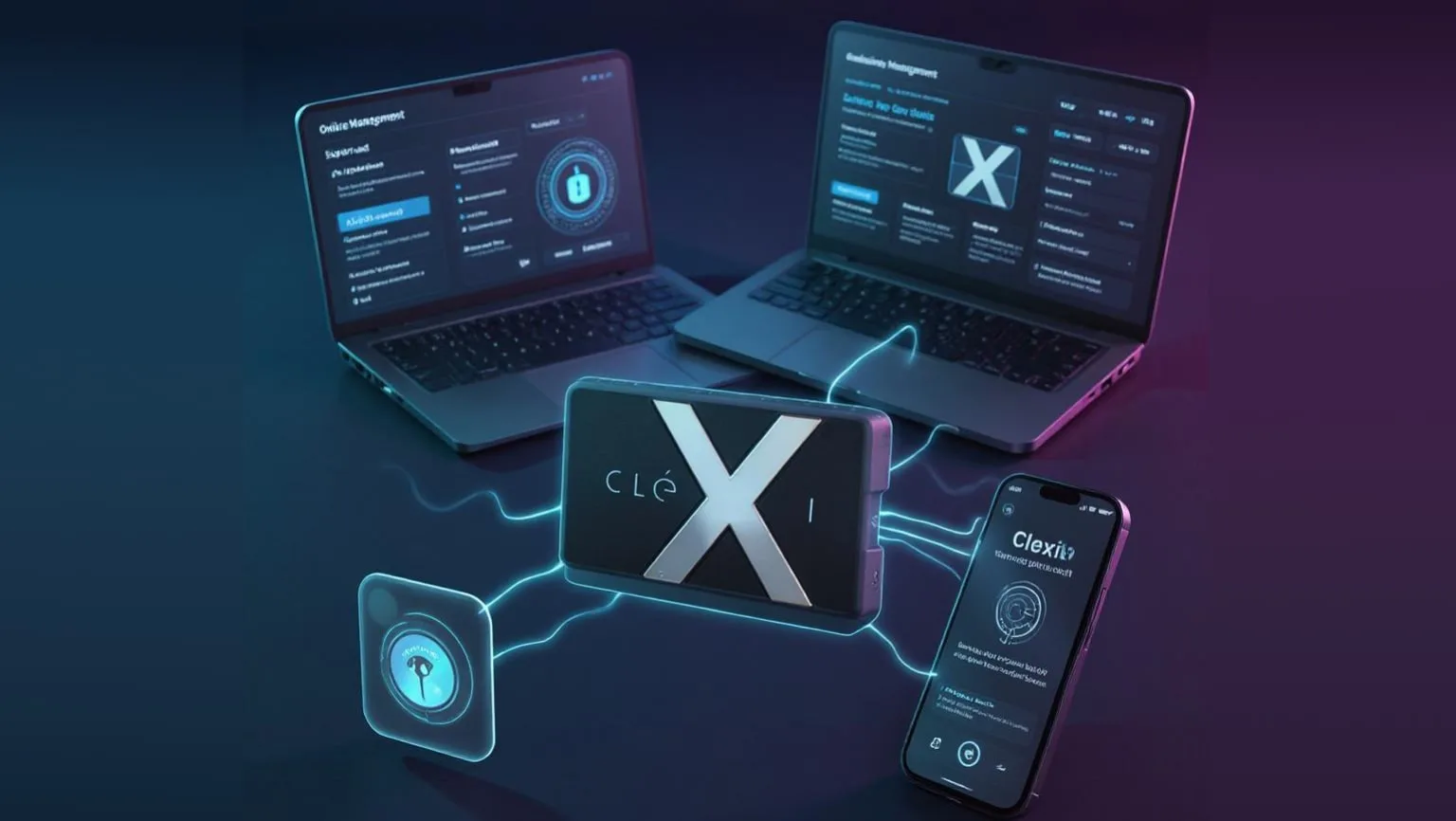 مدیریت آنلاین هارد امن Clexi با رمزنگاری AES 256