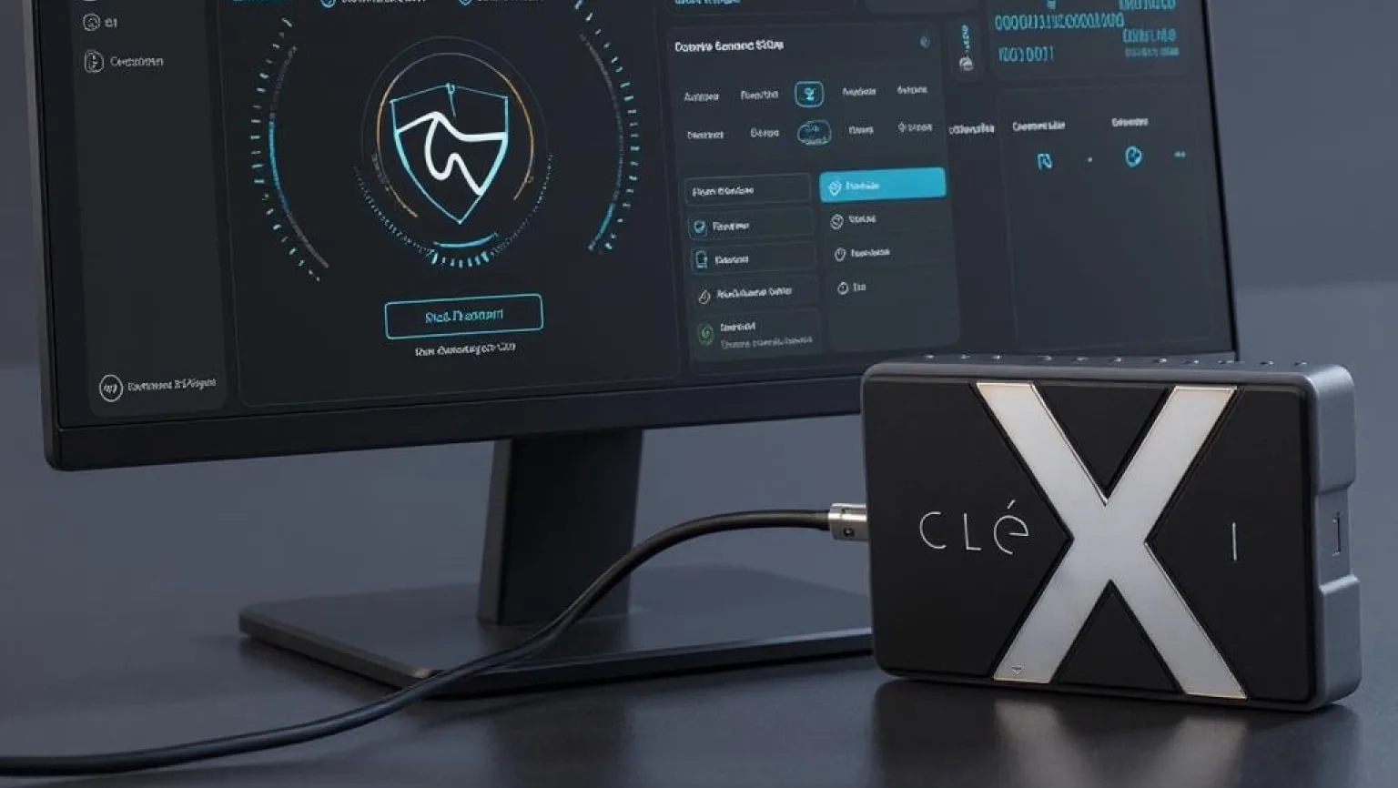 داشبورد آنلاین SSD امن Clexi با نمایش پنل کنترل