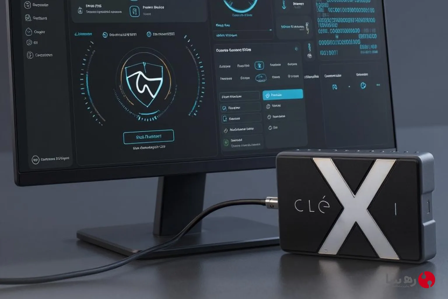 داشبورد آنلاین SSD امن Clexi با نمایش پنل کنترل