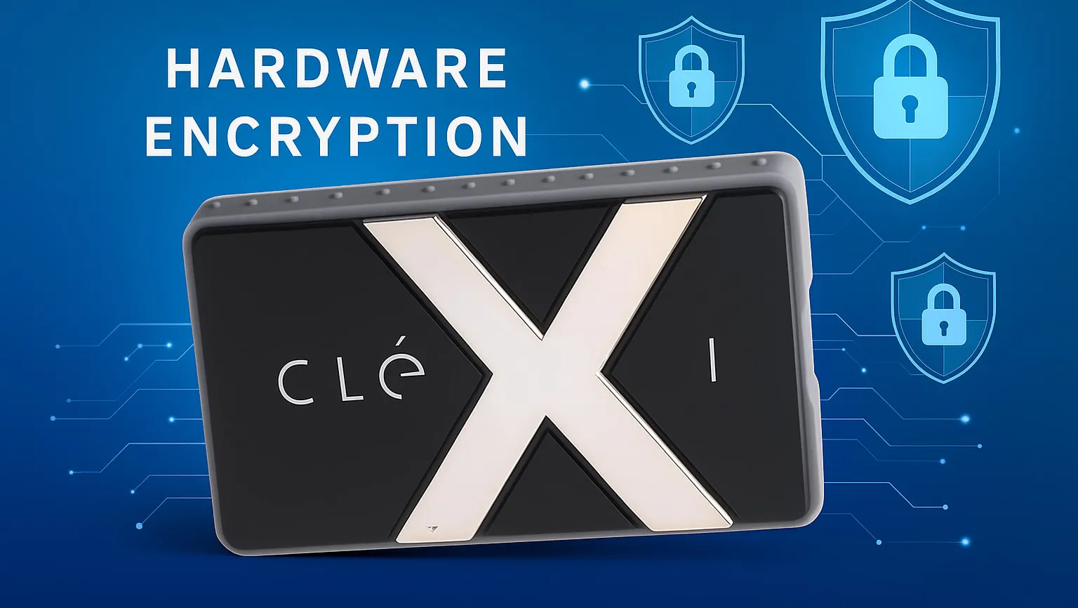 انتقال امن SSD اکسترنال با رمزنگاری سخت افزاری هارد اکسترنال Clexi