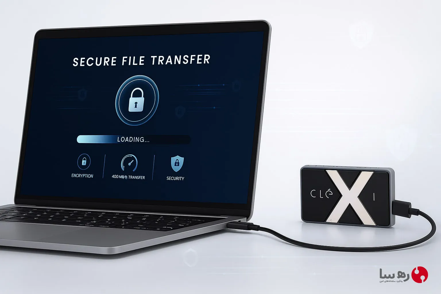 فایل امن انتقال هارد با رمزنگاری پیشرفته با Clexi