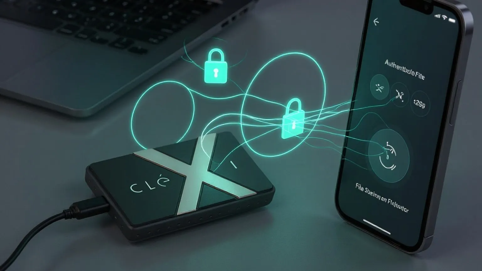 فایل اشتراک امن هارد SSD با رمزنگاری سختافزاری