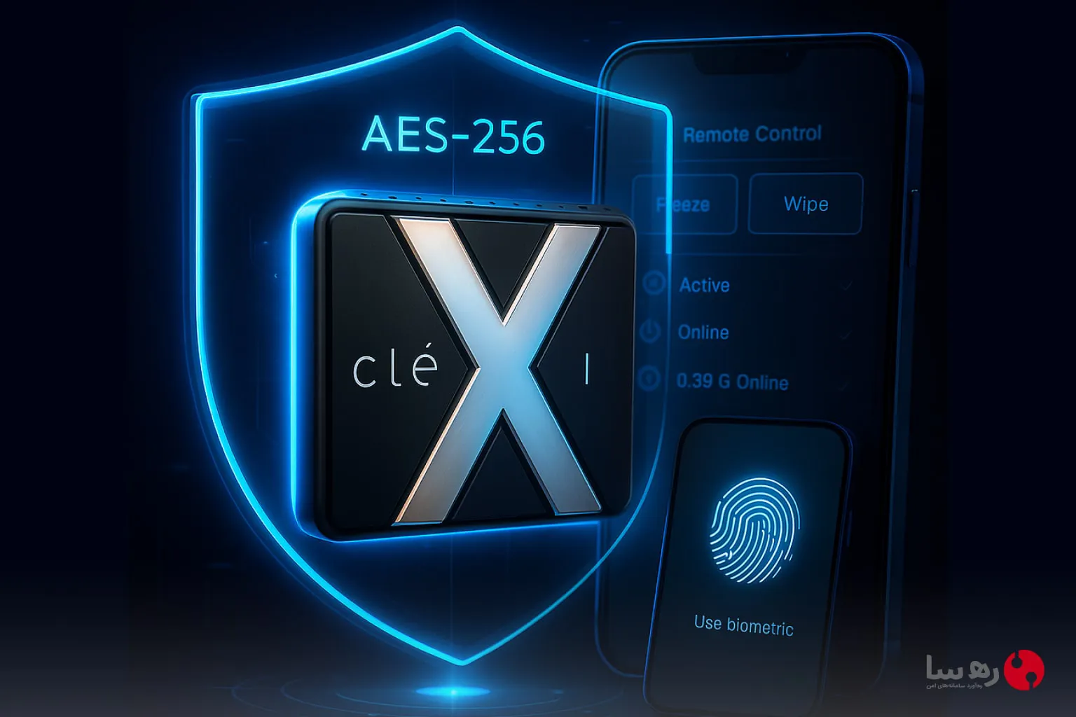 ضد سرقت هارد اکسترنال با رمزنگاری AES-256
