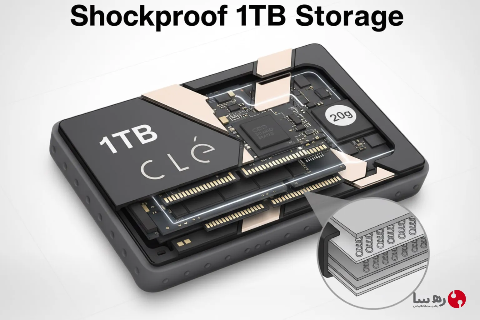 حافظه مقاوم 1TB با اتصال Type-C