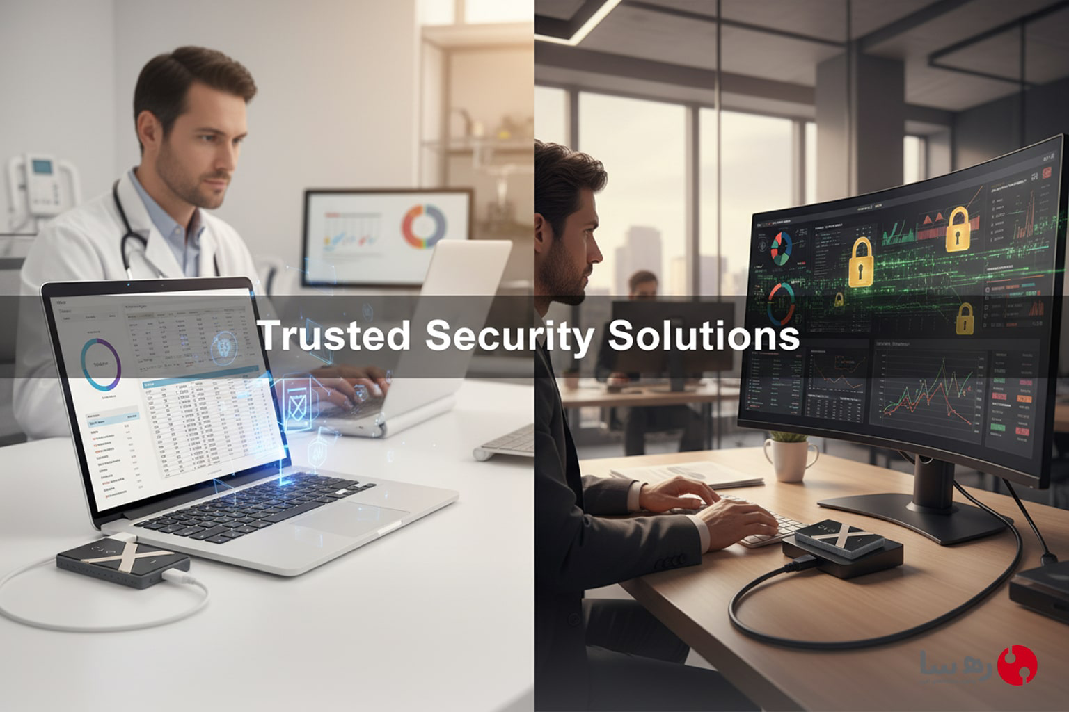 مقاوم سرقت هارد اکسترنال SSD با لایه‌های محافظ