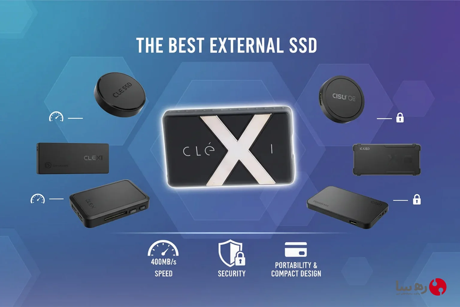بهترین حافظه SSD اکسترنال - مقایسه سرعت و امنیت