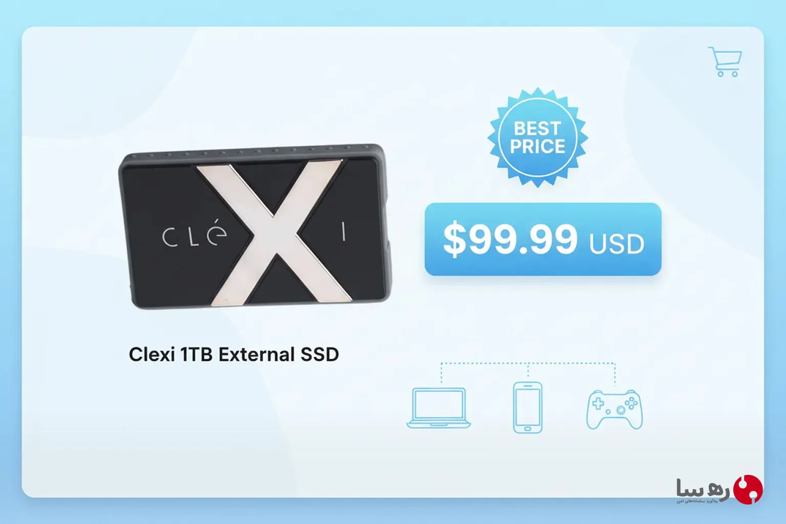 قیمت هارد اکسترنال 1 ترابایت Clexi با تخفیف ویژه