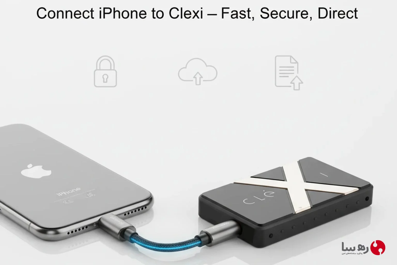 اتصال هارد اکسترنال اس اس دی Clexi به موبایل اپل