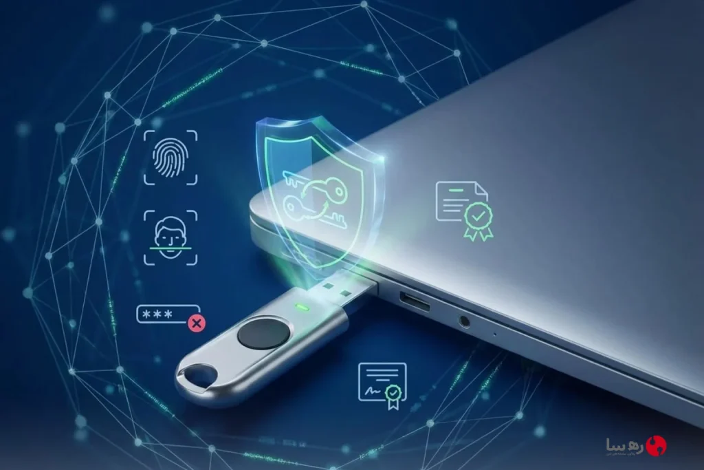 سامانه احراز هویت FIDO2 بدون رمز عبور - امنیت غیرقابل نفوذ در برابر فیشینگ