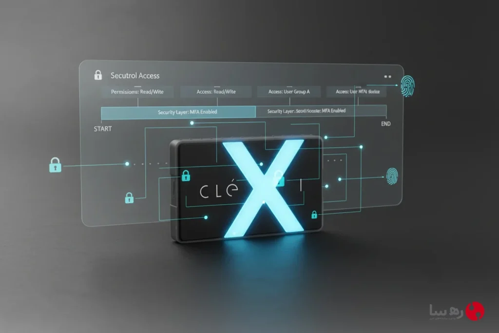 رل امنیت هارد SSD با اپلیکیشن مدیریت امنیت Clexi