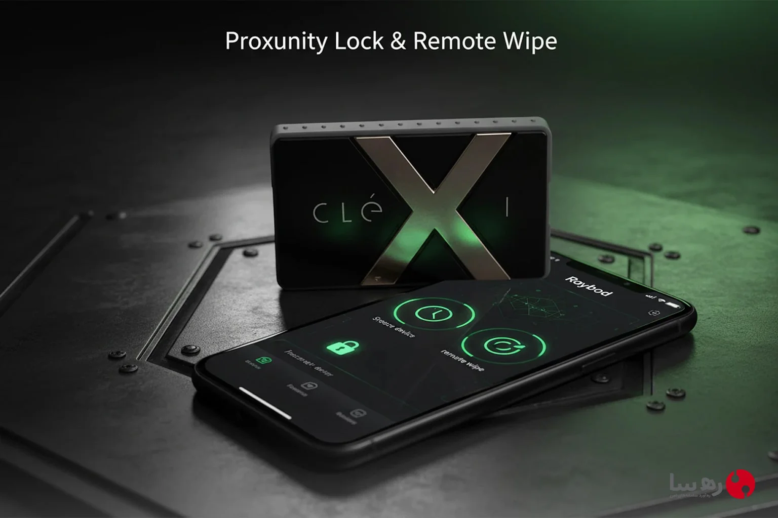 برنامه ریموت مدیریت اکسترنال Clexi با اپ Raybod روی موبایل