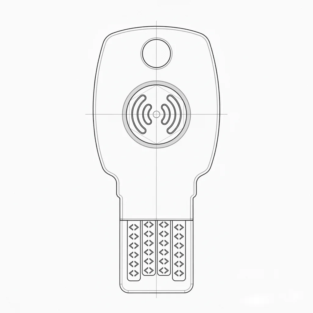 کلید امنیتی Feitian K9 Plus سیاه و سفید