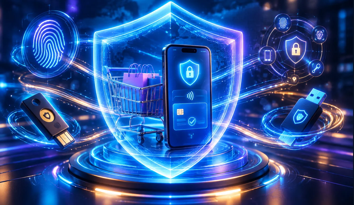 احراز هویت در تجارت الکترونیکی و امنیت تراکنش های آنلاین با توکن امنیتی و بیومتریک